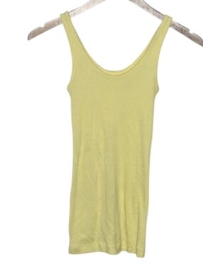 Vince Pima Cotton Ribbed Tank Top *minor Snag*